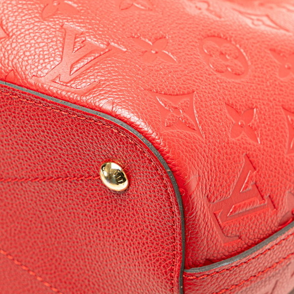 Louis Vuitton Cerise Calfskin Mazarine Shoulder Leather Bag Red Empreinte - Picture 5 of 8